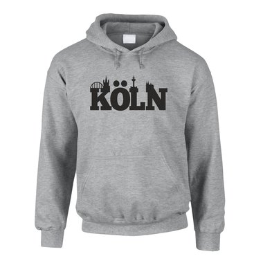 Herren Hoodie - Kln schwarz-weiss 5XL