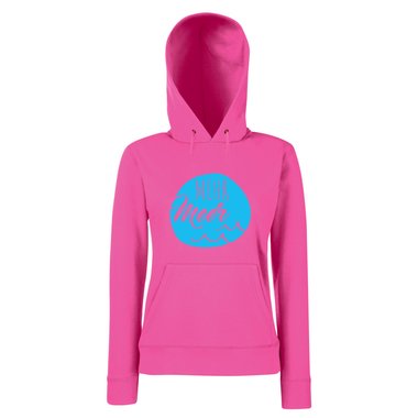 Damen Hoodie - Mehr Meer fuchsia-cyan XS