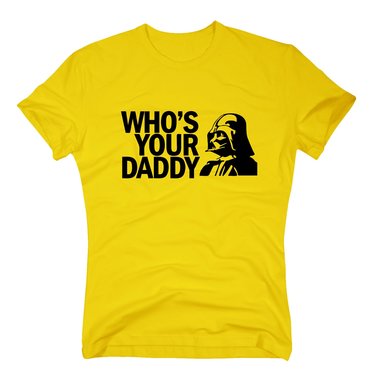 T-Shirt Daddy Darth Vader S dunkelblau