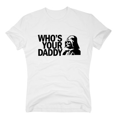 T-Shirt Daddy Darth Vader XXXL weiss