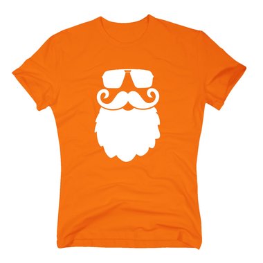 T-Shirt Cooler Weihnachtsmann schwarz-weiss L