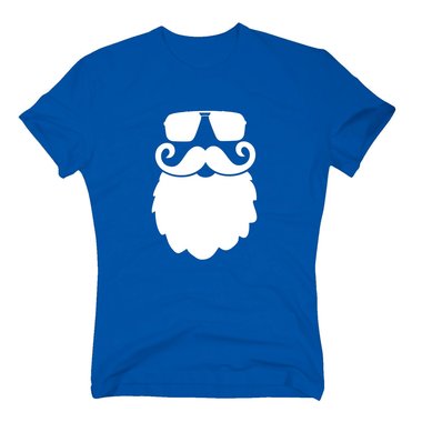 T-Shirt Cooler Weihnachtsmann schwarz-weiss L