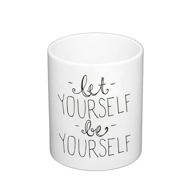 Kaffeebecher Let Yourself Be Yourself Hipster