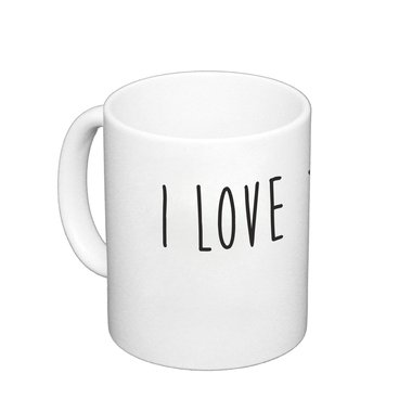 Kaffeebecher I LOVE YOU Kuss Knutscha Liebe Kuss Mund Kaffee Coffee