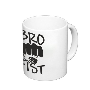 Kaffeebecher Freunde Bro Fist Brüder Check