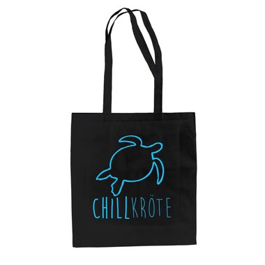 Jutebeutel Baumwolltasche - Chillkrte - Humor Witz Ironie Chill Out Zeitdruck