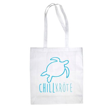 Jutebeutel Baumwolltasche - Chillkrte - Humor Witz Ironie Chill Out Zeitdruck