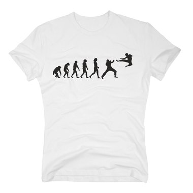 Herren T-Shirt - Kampfsport Evolution - Hobby Sport Kampfkunst Karate Kickboxen