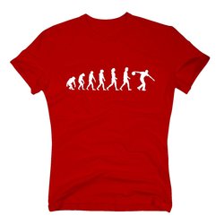 Herren T-Shirt - Evolution Bowling - Hobby Sport Bowlen...