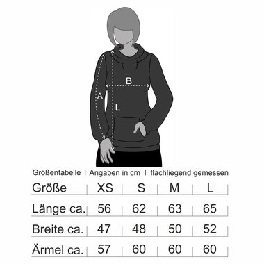 Damen Hoodie - N einfach N - Humor Witz Gegen Alles Prinzessin Zicke Nein Spa