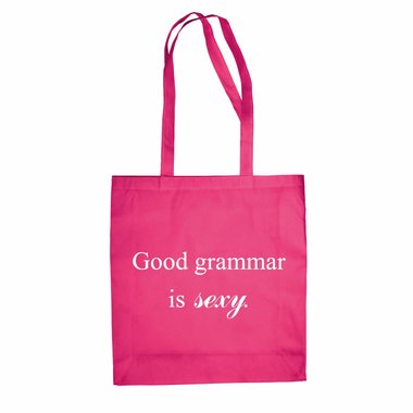 Baumwolltasche Jutebeutel Good grammar is sexy