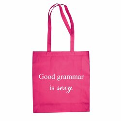 Baumwolltasche Jutebeutel Good grammar is sexy