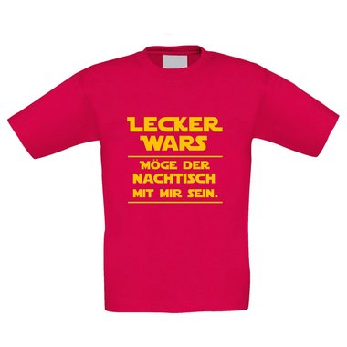 Dessert Kinder T-Shirt - Lecker Wars - Mge der Nachtisch mit mir sein - Fan TV