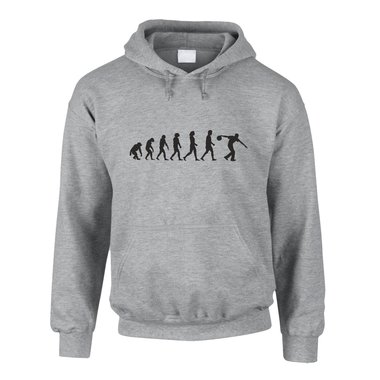 Herren Hoodie - Evolution Bowling - Hobby Sport Bowlen Kegeln Pins Strike Spare
