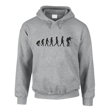 Herren Hoodie - Evolution Fotograf - Hobby Kunst Leidenschaft Bild Kamera Foto