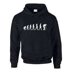 Herren Hoodie - Evolution Fotograf - Hobby Kunst...