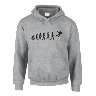 Herren Hoodie - Handballer Evolution - Hobby Mannschaft Team Sport Verein Wurf