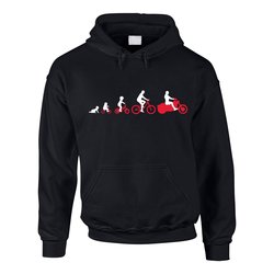 Herren Hoodie - Motorbike Evolution - Hobby Motorrad Bike...