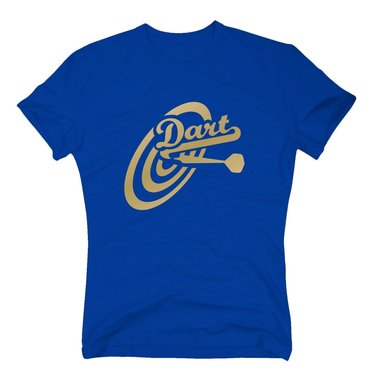 Herren Dart T-Shirt - Darts Hobby Sport Geschicklichkeit Double Out Bulls Eye