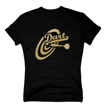 Herren Dart T-Shirt - Darts Hobby Sport Geschicklichkeit Double Out Bulls Eye