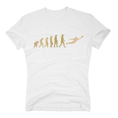 Herren T-Shirt - American Football Evolution - Sport Hobby Touchdown Endzone