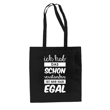 Jutebeutel Baumwolltasche - Ich hab das schon verstanden - Humor Meinung Ironie