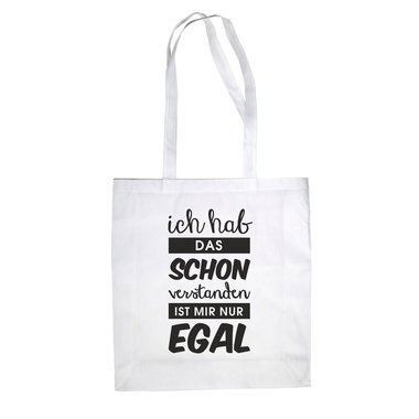 Jutebeutel Baumwolltasche - Ich hab das schon verstanden - Humor Meinung Ironie
