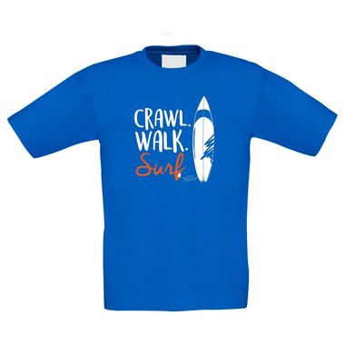 Heup maart stil Kinder Surf-Shirt - Crawl. Walk. Surf.