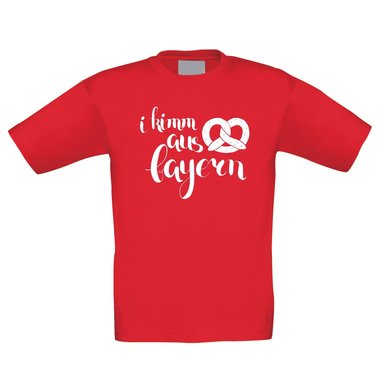 Kinder T-Shirt - I kimm aus Bayern - Heimat Wohnort Stadt Land Geburtsort Land