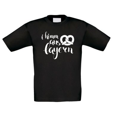 Kinder T-Shirt - I kimm aus Bayern - Heimat Wohnort Stadt Land Geburtsort Land