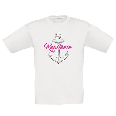 Kinder T-Shirt - Kapitnin - Berufswunsch Zukunft Arbeit Wunsch Ziel Schiff