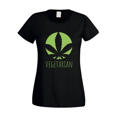 Vegetarier Damen T-Shirt - Vegetarian - Ernährung Gesundheit Ideale Humor Ironie