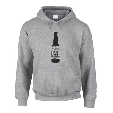 Herren Hoodie - Mein Saufteam hat ein Dart Problem - Hobby Sport Feiern Party