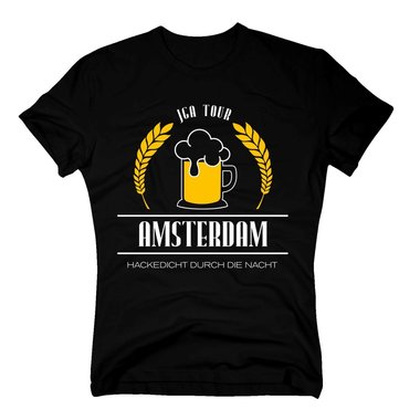 Amsterdam - JGA Tour - Hackedicht durch die Nacht - Herren T-Shirt - Party Team