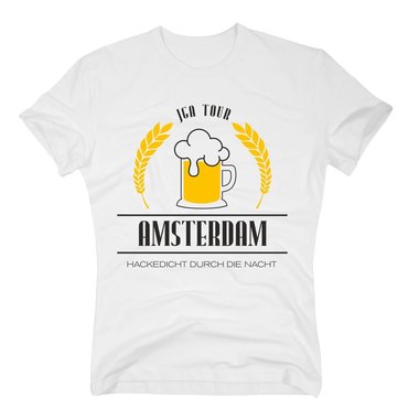 Amsterdam - JGA Tour - Hackedicht durch die Nacht - Herren T-Shirt - Party Team