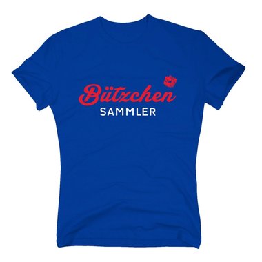 Btzchen Sammler - Herren T-Shirt - Oktoberfest Karneval Kuss Feiern Party Spa