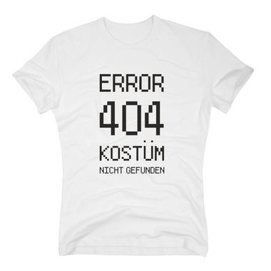 Error 404 - Kostm nicht gefunden - Herren T-Shirt