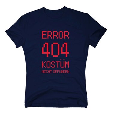 Error 404 - Kostm nicht gefunden - Herren T-Shirt