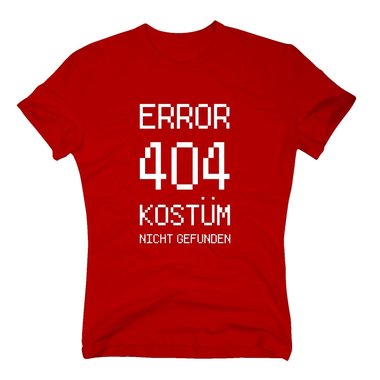 Error 404 - Kostm nicht gefunden - Herren T-Shirt