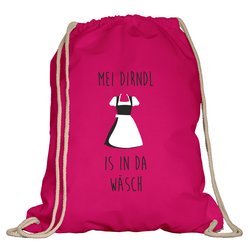 Mei Dirndl is in da Wsch - Turnbeutel