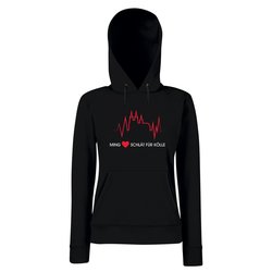 Ming Htz schlt fr Klle - Damen Hoodie