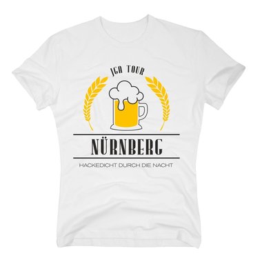 Nrnberg - JGA Tour - Hackedicht durch die Nacht - Herren T-Shirt