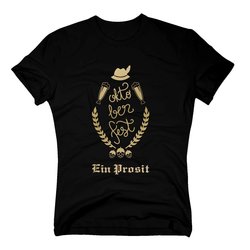 Oktoberfest - Ein Prosit - Herren T-Shirt - Wiesn Tracht...