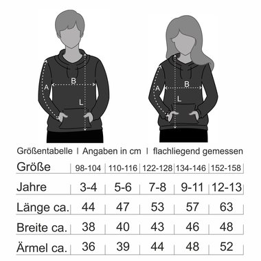 Tausche Bruder gegen Pony - Kinder Hoodie - Familie Geschwister Liebe Ironie Fun schwarz-fuchsia 152-158