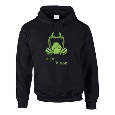 BrBa - Lets cook - Gasmasken - Herren Hoodie grau-dunkelgrn XS