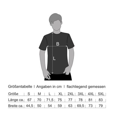 Leipzig Skyline - Herren T-Shirt weiss-schwarz 5XL