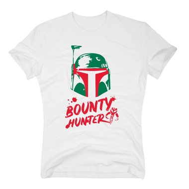 Boba Fett - Bounty Hunter - Herren T-Shirt schwarz-dunkelgrn S