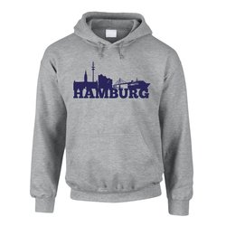 Hamburg Skyline - Herren Hoodie