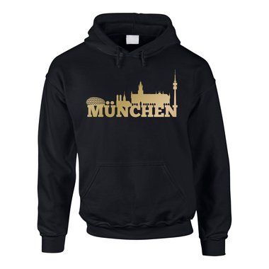 Hoodie - München Skyline Herren