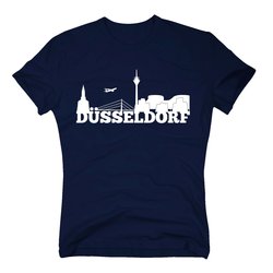 Düsseldorf Skyline - Herren T-Shirt